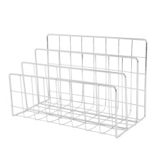 Magazine Holder Metal Storage Rack File Sorter Desktop Organizer