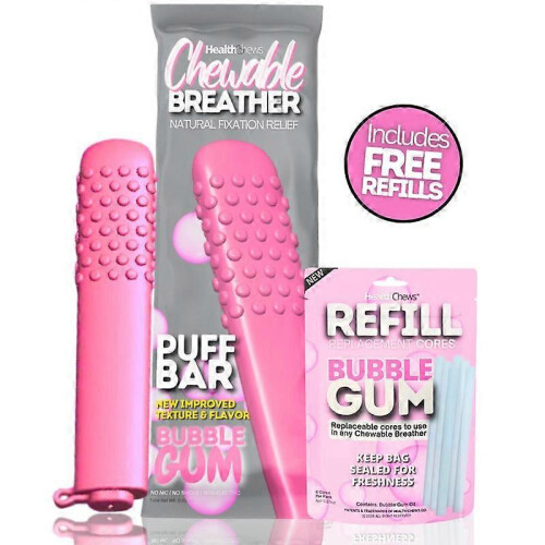 ΝΕΟ HealthChews PuffBar Essential Oils Relief C Κόψτε το άτμισμα και το κάπνισμα φυσικά με