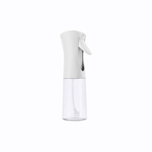Oil Spray Bottle for Cooking with Ergonomic Comfort Grip, Continuous Fine Mist, White 220ml