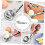 Egg Slicer Stainless Steel Egg Cutter for Boiled Eggs Quick Slicing Kitchen Cooking Tool 5
