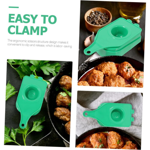 2pcs Meatball Maker Scoop NonStick Tool for Consistent Size Meatballs and Quick Cooking 1