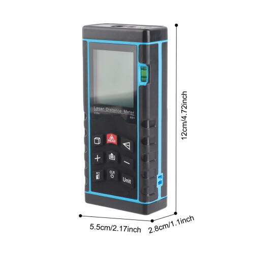 Entfernungsmesser ABS 12,0  5,5  2,8 cm, 2x AAA-Batterien 1