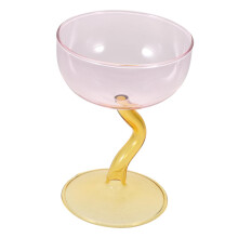 Glass Dessert Bowl with Footed Base for Ice Cream, Pudding, Yogurt and Party Serving