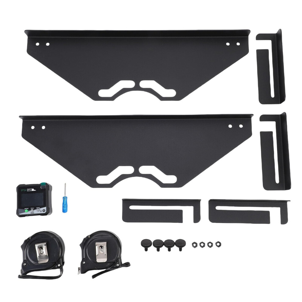 Precision Wheel Alignment Tool With Raised Toe Plate And Digital Angle Finder For Cars Suvs Atvs 9455672766685