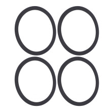 16PCS EVA Speaker Repair Sealing Rings, Noise & Vibration Control