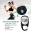 Pedometer compatible with Walking,Portable Walking Pedometer 3D Step Counter,Simple Electronic Steps Tracker with Carabiner 5