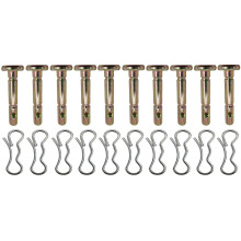 Heavy Duty Snowblower Shear Pins and Cotter Pins 1/4 x 15/8 for MTD Craftsman Cub Cadet Troy Bilt