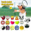 Stötdämpare för tennisracketer Vibrationsdämpare 3