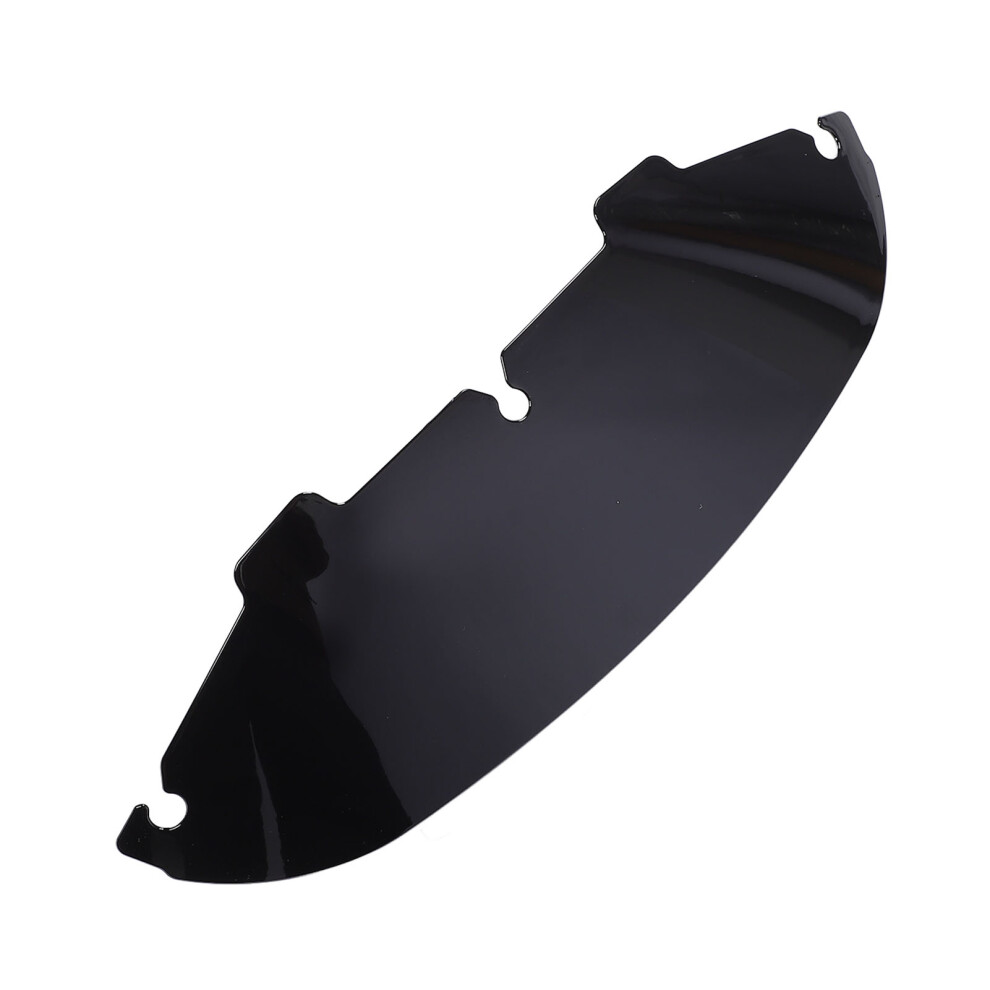 5In Acrylic Motorcycle Windshield Extension For Cruise & Touring Bikes Black 9441383123688