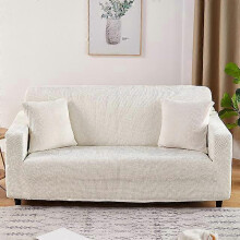 Dicker elastischer Sofabezug für Wohnzimmer Stretch Polar Fleece Sesselbezug 1 /2 /3 /4 L-Sitzer Ecksofabezüge