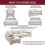 Παχύ ελαστικό κάλυμμα καναπέ Slipcover για σαλόνι Stretch Polar Fleece Κάλυμμα πολυθρόνας 3