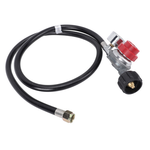 C3H8-Regler 0-30 PSI 4ft Messing/PVC mit Manometer