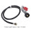 C3H8-Regler 0-30 PSI 4ft Messing/PVC mit Manometer 2