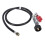 C3H8-Regler 0-30 PSI 4ft Messing/PVC mit Manometer 16