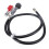 C3H8-Regler 0-30 PSI 4ft Messing/PVC mit Manometer 9