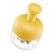 Manual Garlic Press and Chopper for Kitchen, Easy Clean Multifunctional Mincer for Garlic Ginger Vegetables Meat