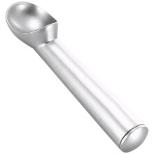 Ergonomic Aluminum Alloy Ice Cream Scoop with HeatConductive Design for Effortless Serving Silver