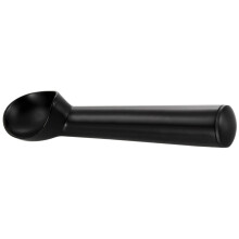 Aluminum Ice Cream Scoop Heat Conductive Non Stick Ergonomic Handle for Kitchen or Café Black