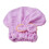 Bowknot hårtørring korallfleece dusjhetter elastisk badehår (lilla) 1