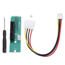 NGFF M2 zu PCI-E 4X Riser Karte Stromkabel M2 M-Key zu PCI-Express Adapter