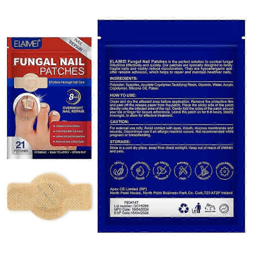 Fungus Patch Waterproof Nail Repair Patches Αυτοκόλλητο διόρθωσης νυχιών για αποχρωματισμέ 2