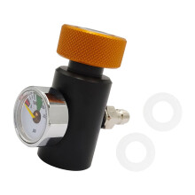 CO2 Refill Adapter for Soda Maker, Fast Transfer Aluminum Alloy Tool with LeakProof Design