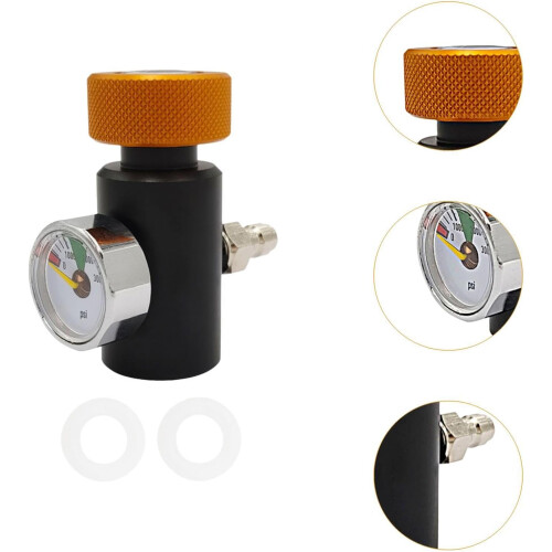 CO2 Refill Adapter TR214 for Soda Maker with Quick Gas Transfer and Secure Tight Connection 1