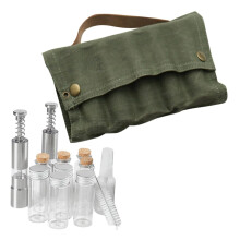 Camping Spice Kit with Storage Bag, Portable Spice Jar Set for Outdoor Cooking and Travel