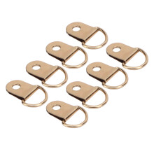 50er-Set goldene Schnürhaken für Schuhe und Stiefel mit 8-mm-Nieten