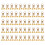 50 Sets Iron Shoe Boot Lace Hooks, Rivets, D Rings, Gold 3
