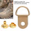 50 Sets Iron Shoe Boot Lace Hooks, Rivets, D Rings, Gold 4