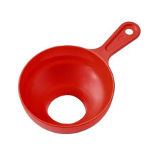 Wide Mouth Jar Funnel Foldable Long Neck for Spill‑ Liquid Transfer Kitchen Red