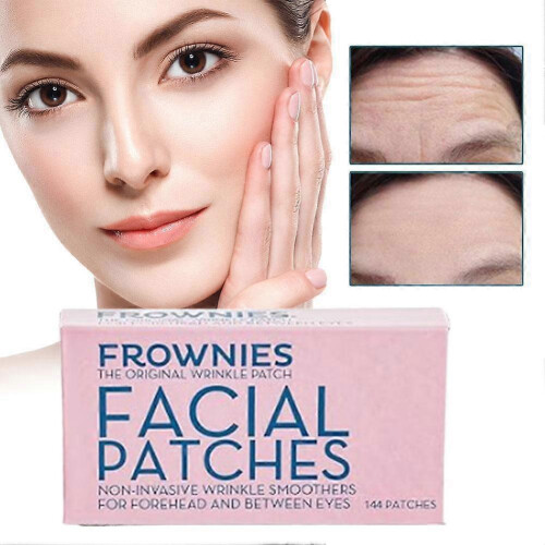 FROWNIES FACIAL PATCHES Αντιρυτιδικό Έμπλαστρο για σύσφιξη και ανόρθωση προσώπου-144τμχ/Κο 1