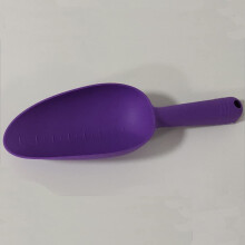 Purple Plastic Garden Trowel with Depth Markings and Ergonomic Grip for Planting and Digging