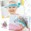 Bonnet de douche pour enfants, bonnet de douche ajustable pour bébé, protection pour les 3