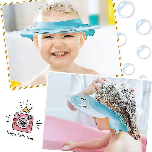 Bonnet de douche pour enfants, bonnet de douche ajustable pour bébé, protection pour les 2
