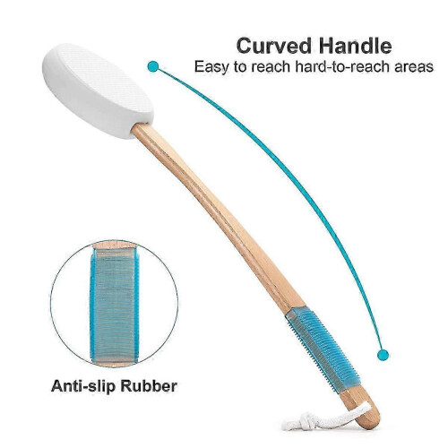 Lotion Applicator for Back,Feet,4 Replaceable Pads,1 Long Handle,Back Lotion Applicator for Seni SZRH 2
