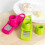 Mini Manual Garlic Press Grinder for Easy Mashing Kitchen Tool Rose Red 1 Pack 2