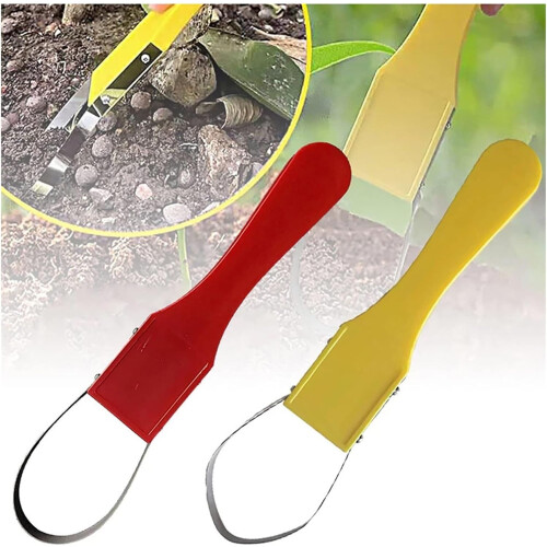 Weeding Tool with Sharp Loop Design, Ergonomic Comfort Grip, Durable Stainless Steel Root Puller 2