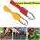 Weeding Tool with Sharp Loop Design, Ergonomic Comfort Grip, Durable Stainless Steel Root Puller 2