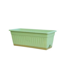 Flower Pot Rectangular Planter Box for Balcony Gardening Vegetables and Strawberries Outdoor