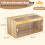 Chicken Brooder Box 32' with Adjustable Skylight Ventilation, Solid Wood Indoor Habitat for 35 Chicks Ducks Quail 2