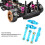 Aluminium-Spurstange für TT02 RC-Car - Blau 5
