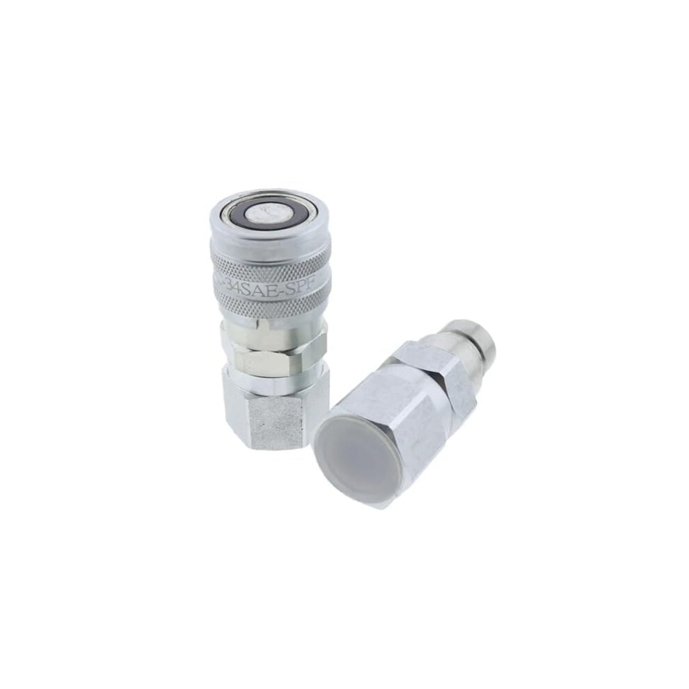 Hydraulic Flat Face Coupler Male Female Quick Connect Set At312470 Kv14216 For John Deere 9070919326004