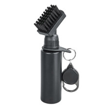 Spazzola pulitrice per mazze da golf con clip scalabile e bottiglia d'acqua da spremere 7,5 pollici può contenere 400