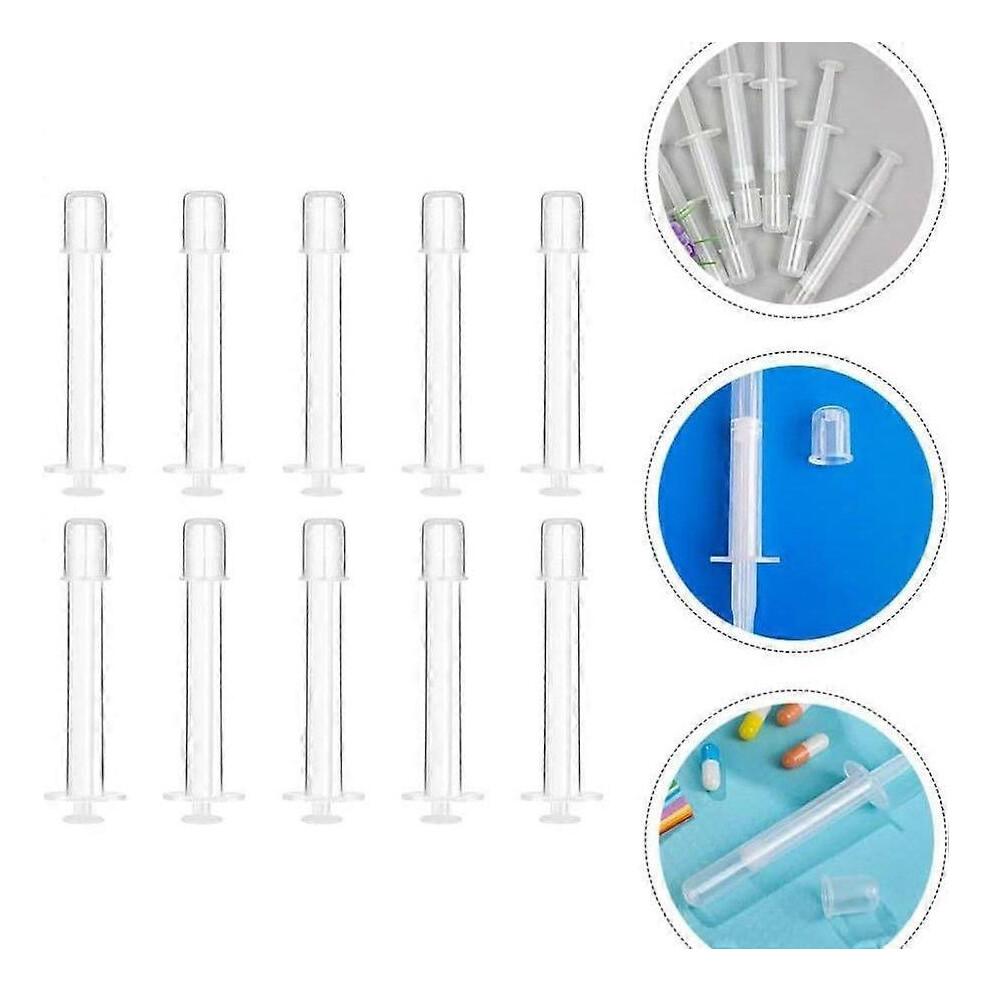 10pcs Disposable Vaginal Applicators Lubricant Injector Syringe Lube Tube Aid Tool