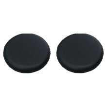 2PCS Round-Barhockerkissen für 34-35 cm wasserdichte Barhockerbezüge Schwarz