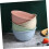4pcs Wheat Straw Bowls Set Large Rice Bowls Cut Resistant Stackable Beige Dinnerware for Home and Restaurant 5