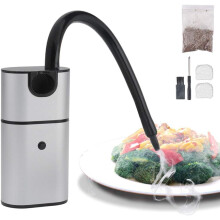 Cocktail Smoker Kit with Smoking Gun and Wood Chips for Whiskey, Cocktails, Meat and Pizza Cooking (Style 1)