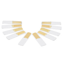 Alto-Saxophonmundstücke 10er-Pack, Voller Klang, Naturholz, 7,8 cm